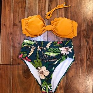 NWT Cupshe high waist bikini